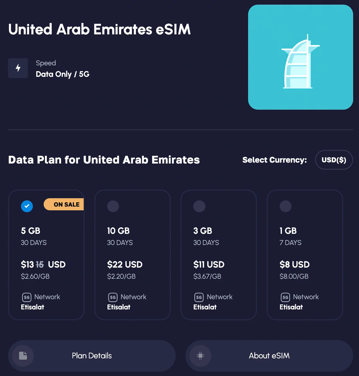 10GB UAE SIM Card With Abu Dhabi Pass: Save 15% On Attractions 10GB UAE SIM Card With Abu Dhabi Pass: Save 15% On Attractions