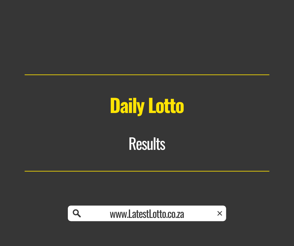 27th April 2025 Daily Lotto Results Announced 27th April 2025 Daily Lotto Results Announced