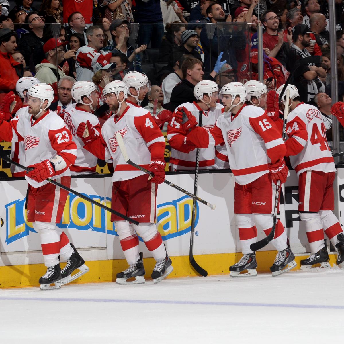 6-3 Loss In Vegas: Red Wings Playoff Hopes Flicker 6-3 Loss In Vegas: Red Wings Playoff Hopes Flicker