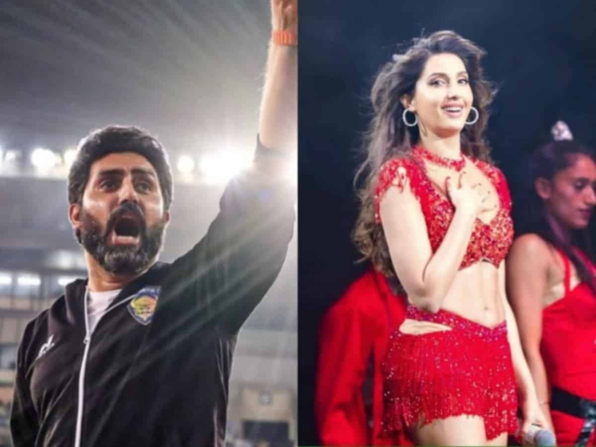 Abhishek Bachchan And Nora Fatehi's Public Display Of Affection Amid Aishwarya Rai Absence Abhishek Bachchan And Nora Fatehi's Public Display Of Affection Amid Aishwarya Rai Absence