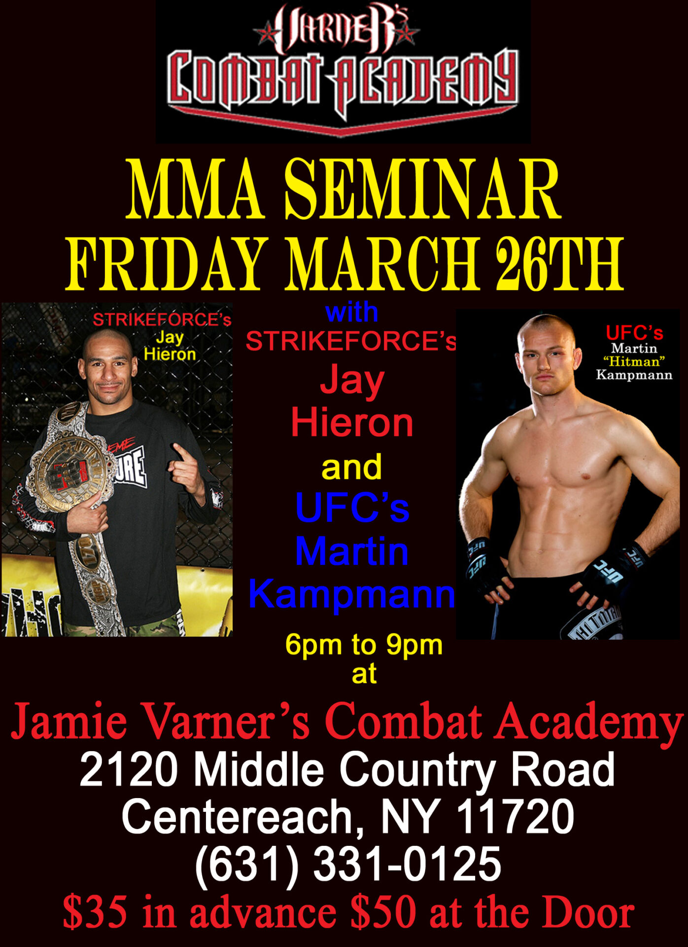 ACE Power Promotion's Boxing Seminar: March 26th ACE Power Promotion's Boxing Seminar: March 26th
