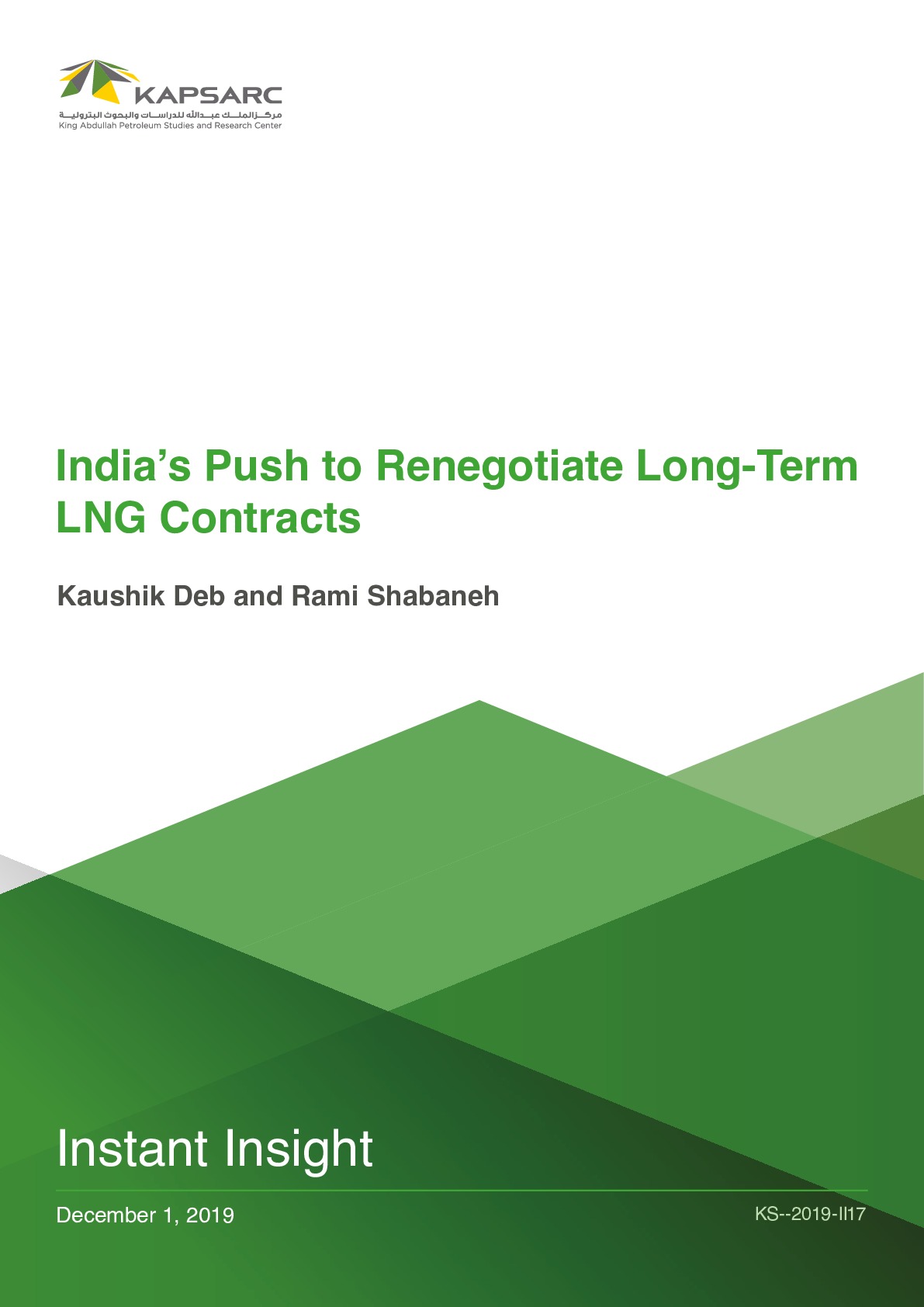 Addressing Taiwan's Energy Needs: The LNG Strategy Addressing Taiwan's Energy Needs: The LNG Strategy