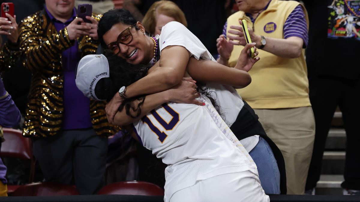 Angel Reese's Emotional Tribute To Mom At Brother's NCAA Victory Angel Reese's Emotional Tribute To Mom At Brother's NCAA Victory