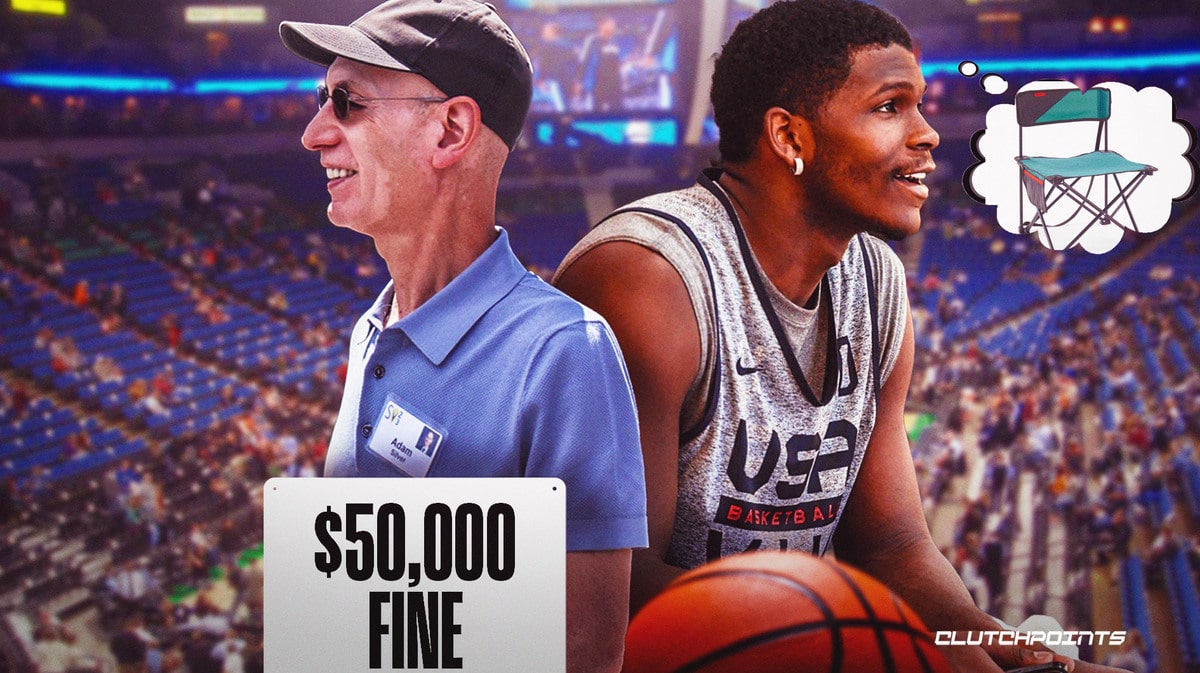 Anthony Edwards Fined $50K By NBA For Offensive Comment To Fan Anthony Edwards Fined $50K By NBA For Offensive Comment To Fan