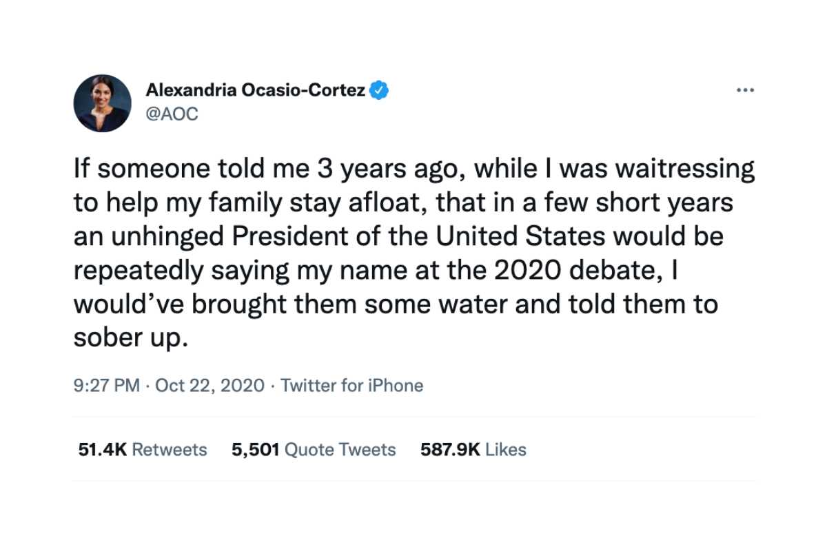 AOC Condemns Fox News Host's Trump Praise AOC Condemns Fox News Host's Trump Praise