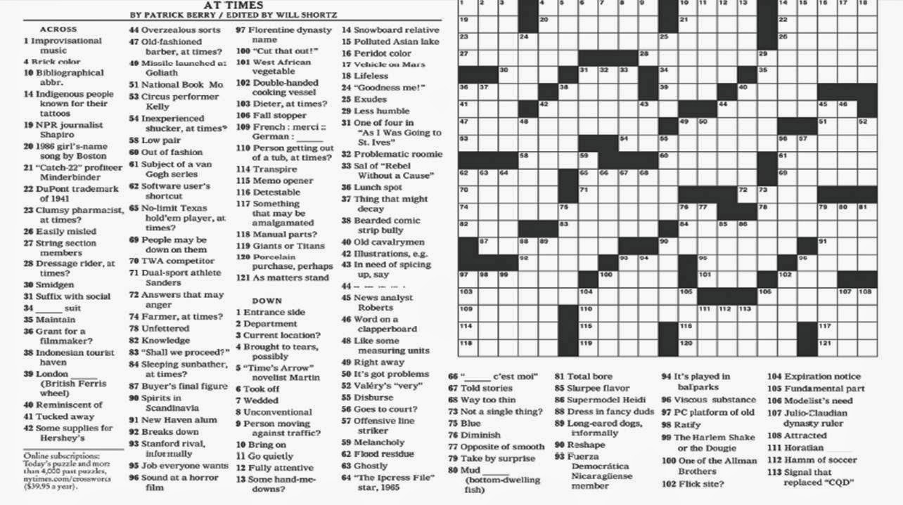 April 18, 2025 NYT Mini Crossword: Hints And Solutions April 18, 2025 NYT Mini Crossword: Hints And Solutions