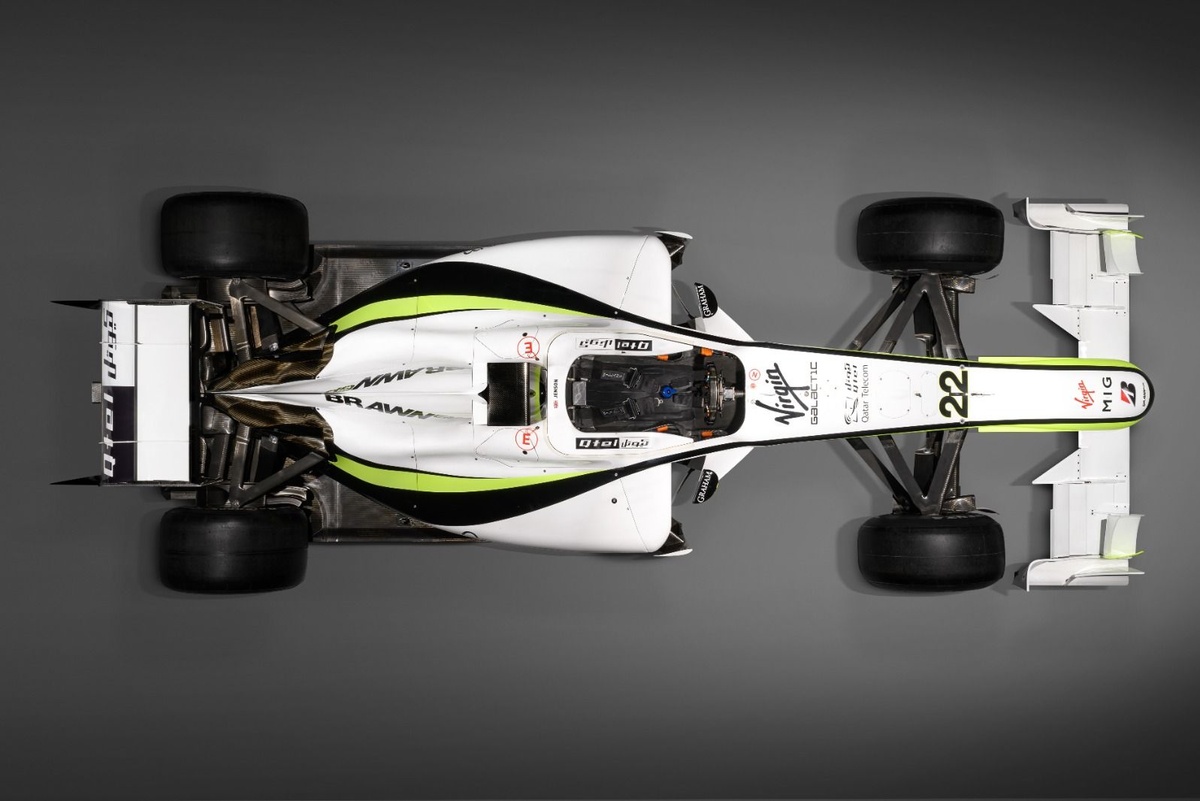 Back In The Brawn: Jenson Button And His 2009 F1 Car Back In The Brawn: Jenson Button And His 2009 F1 Car