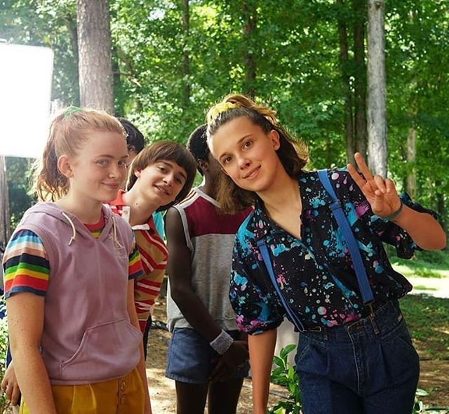 Behind-the-Scenes: Sadie Sink Visits Stranger Things Broadway Cast