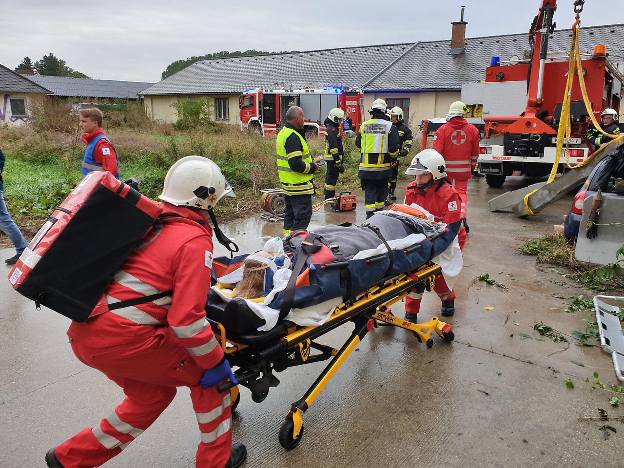 Bodensee-Katastrophenübung: Szenario-Training Für Einsatzkräfte In Hard Bodensee-Katastrophenübung: Szenario-Training Für Einsatzkräfte In Hard