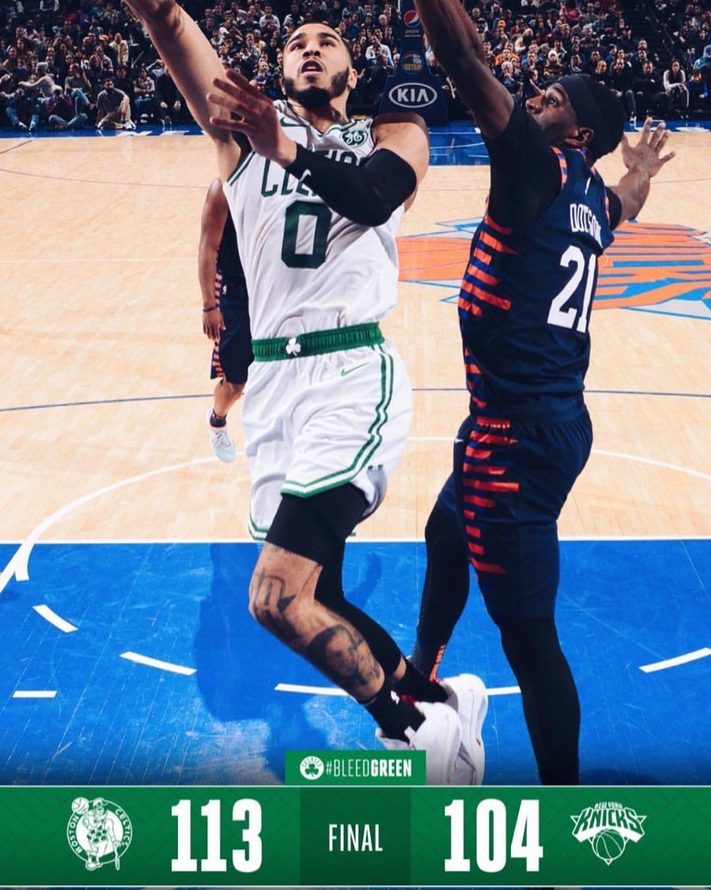 Boston Celtics Star Tatum Acknowledges Knicks' Impressive Game 1 Boston Celtics Star Tatum Acknowledges Knicks' Impressive Game 1