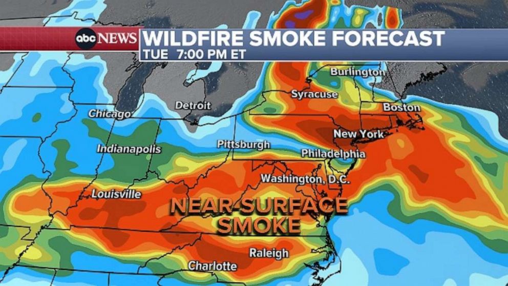 Canada Wildfires: Record Evacuation As Smoke Blankets US