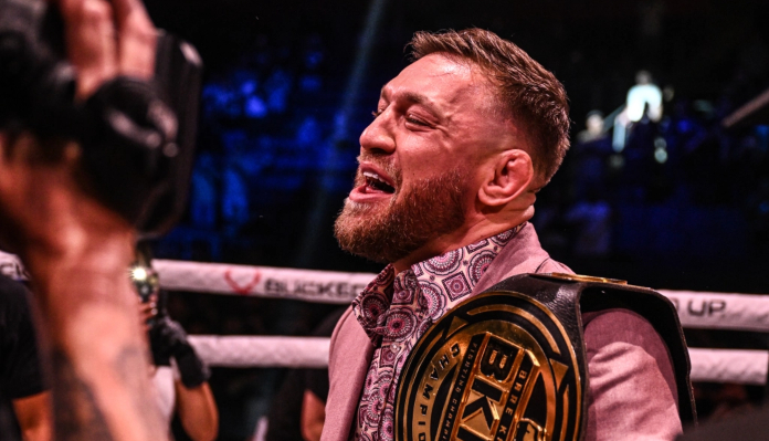 Conor McGregor's BKFC Support: Recreating The Aldo Press Conference Moment Conor McGregor's BKFC Support: Recreating The Aldo Press Conference Moment