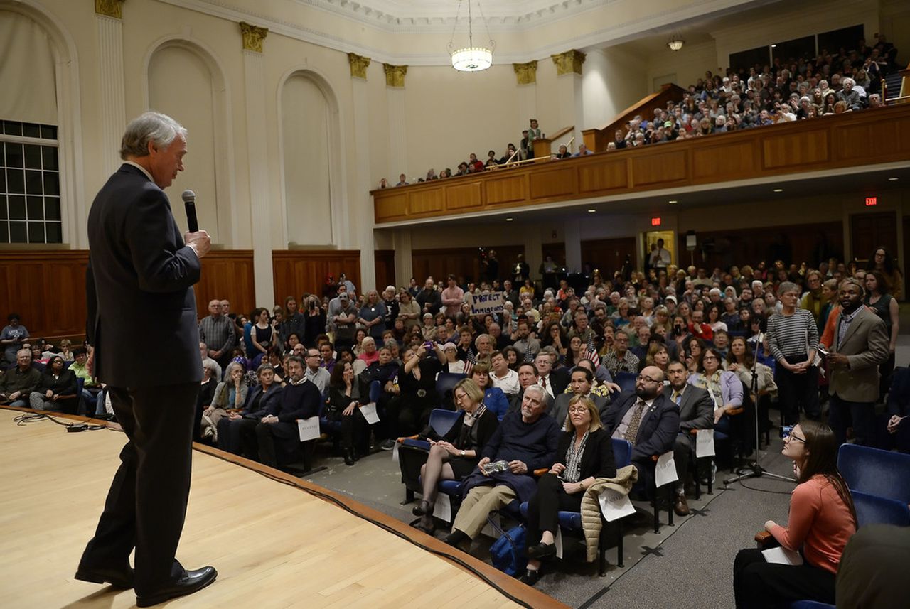 Contentious Town Halls: Public Anger Targets Lawmakers Contentious Town Halls: Public Anger Targets Lawmakers