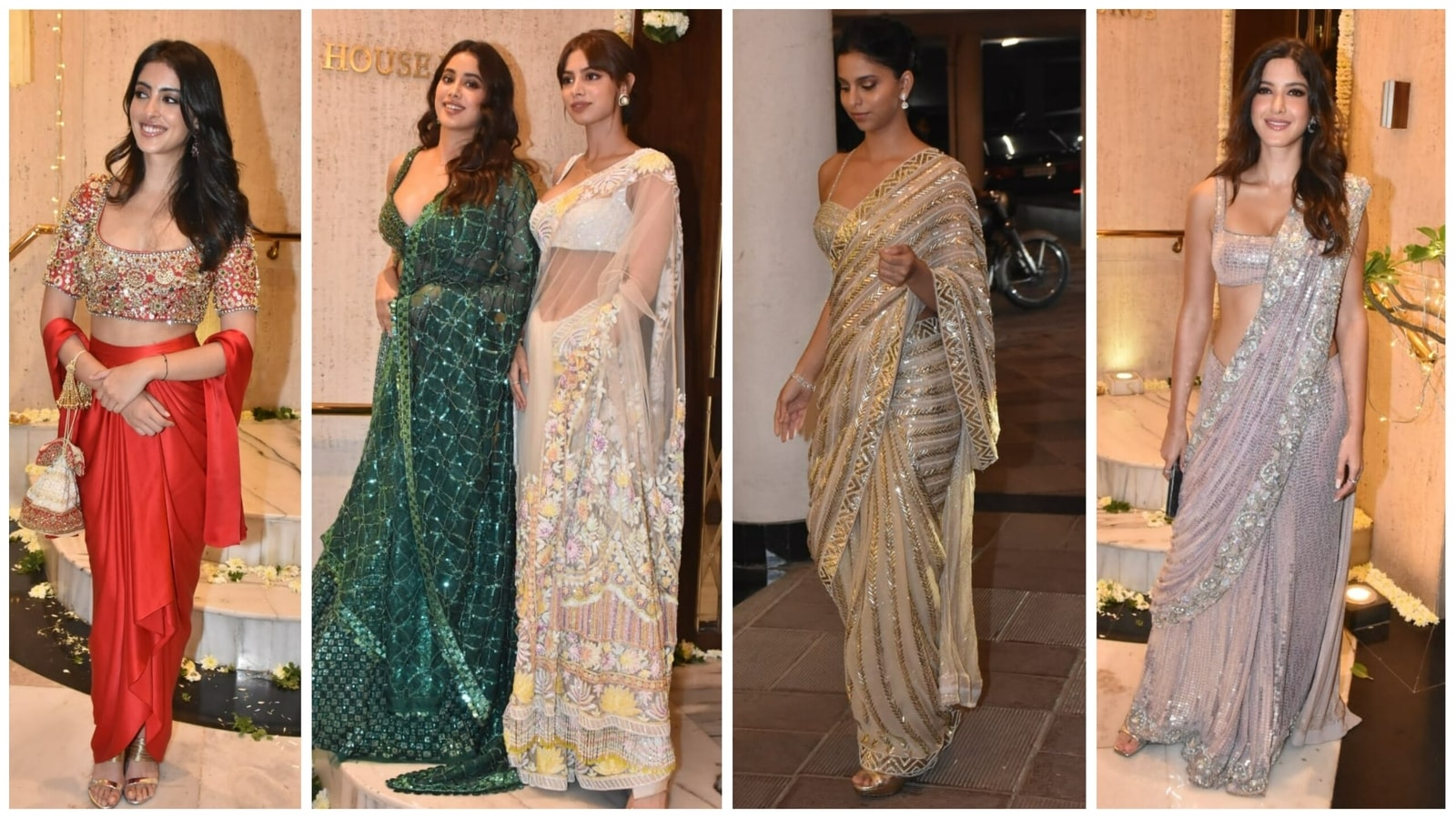 Deepika Padukone And Suhana Khan Shine In Golden Glamour Deepika Padukone And Suhana Khan Shine In Golden Glamour