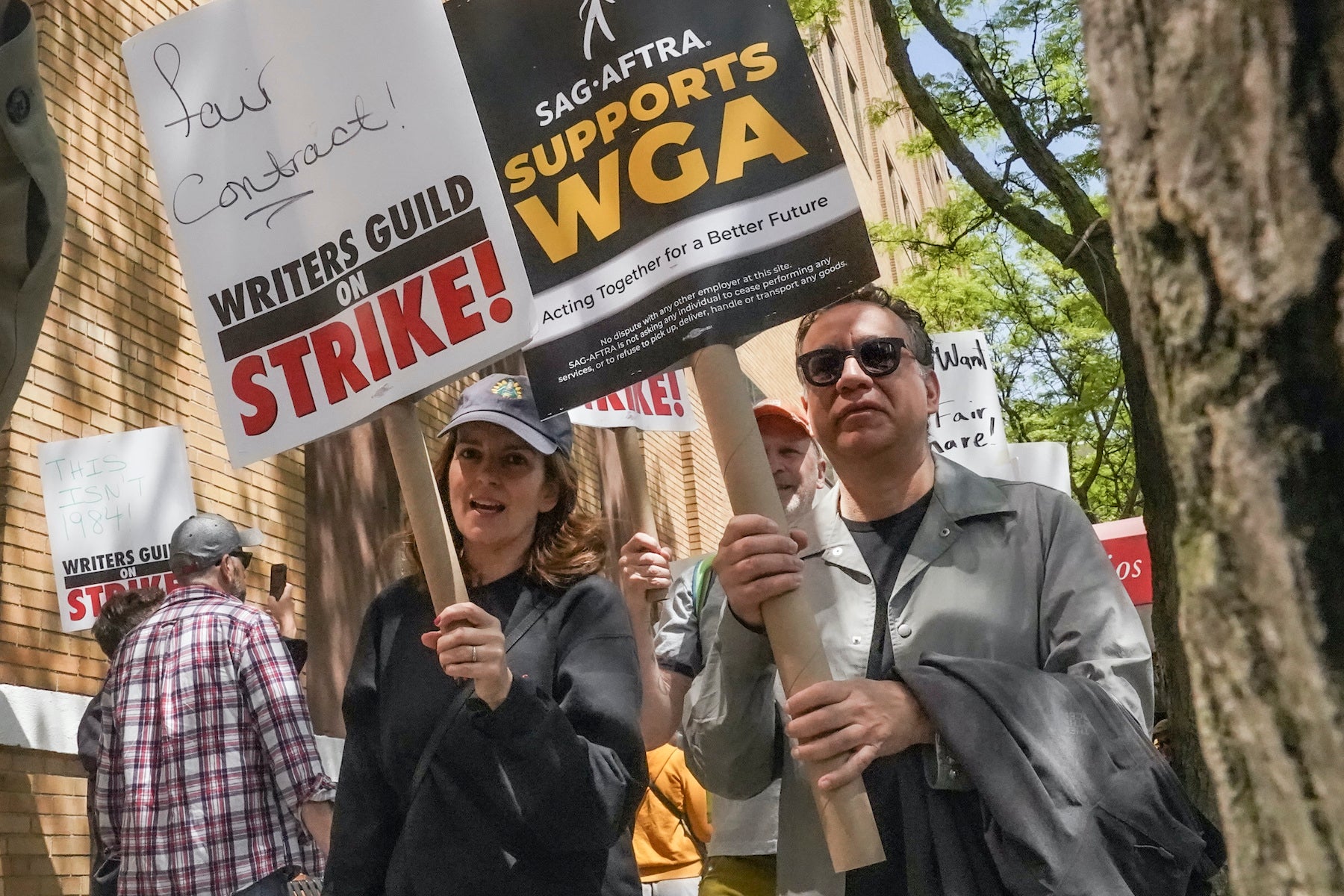 Double Trouble In Hollywood: Writers And Actors Strike Brings Industry To Standstill Double Trouble In Hollywood: Writers And Actors Strike Brings Industry To Standstill