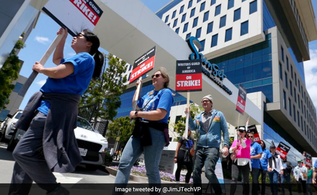 Double Trouble In Hollywood: Writers And Actors Strike Shut Down Production Double Trouble In Hollywood: Writers And Actors Strike Shut Down Production