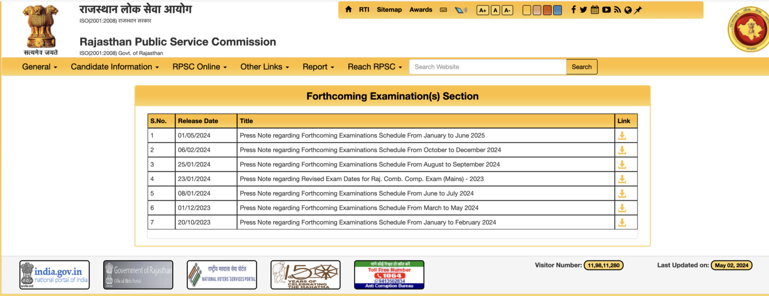 Download RSMSSB Exam Calendar 2025-26 PDF: All Important Dates Download RSMSSB Exam Calendar 2025-26 PDF: All Important Dates