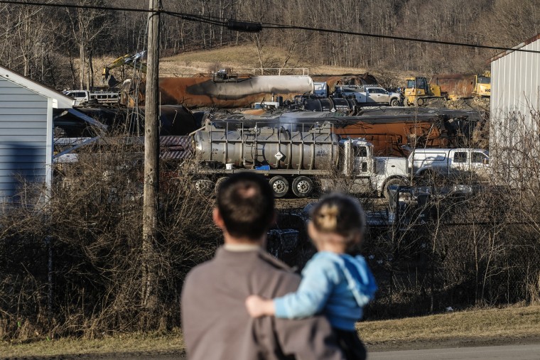 East Palestine's Lingering Threat: Toxic Chemicals In Buildings After Ohio Derailment East Palestine's Lingering Threat: Toxic Chemicals In Buildings After Ohio Derailment