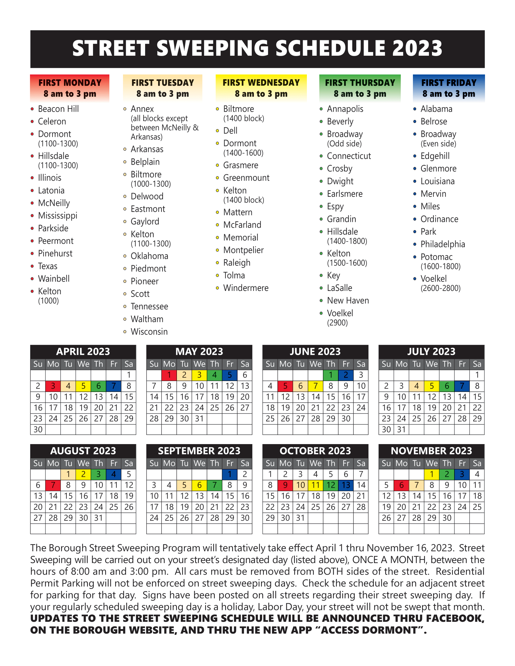 Estevan Announces Complete 2024 Street Sweeping Schedule Estevan Announces Complete 2024 Street Sweeping Schedule