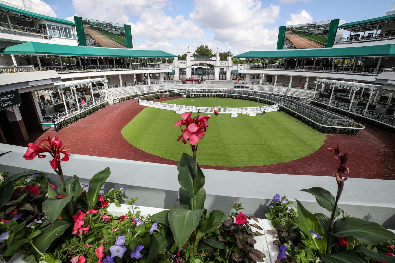 Final Touches: Churchill Downs Renovation Update Ahead Of Kentucky Derby Final Touches: Churchill Downs Renovation Update Ahead Of Kentucky Derby