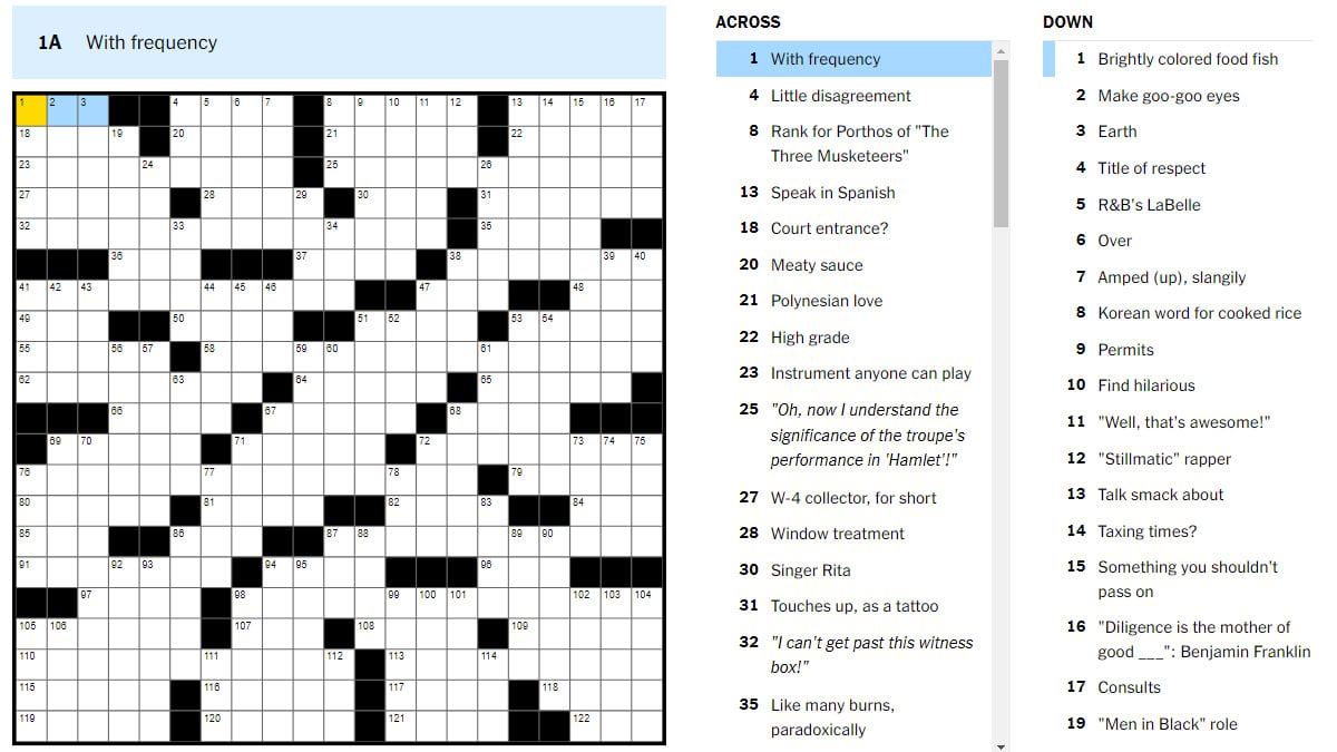 Find The Answers: NYT Mini Crossword April 20, 2025 Find The Answers: NYT Mini Crossword April 20, 2025