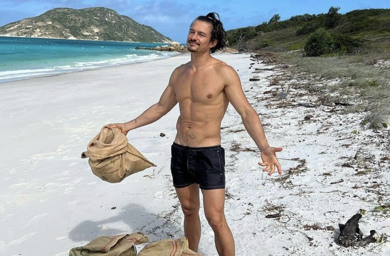 Fitness Friday: Orlando Bloom's Icy Immersion Fitness Friday: Orlando Bloom's Icy Immersion