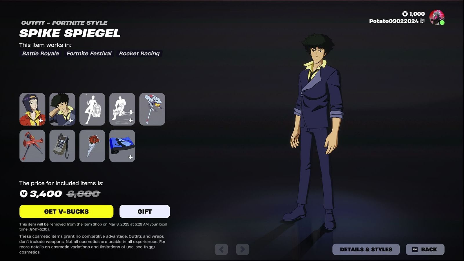 Fortnite Cowboy Bebop Bundle Price: Get Faye Valentine And Spike Spiegel Skins Fortnite Cowboy Bebop Bundle Price: Get Faye Valentine And Spike Spiegel Skins