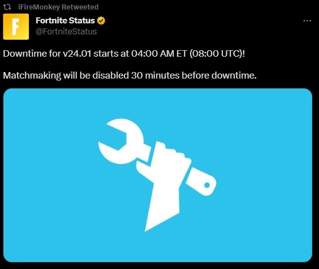 Fortnite Downtime: Update 34.20 Patch Notes And Server Status Check Fortnite Downtime: Update 34.20 Patch Notes And Server Status Check