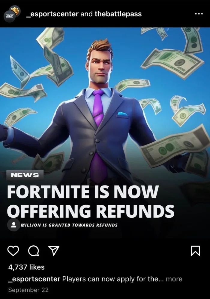 Fortnite Refund Signals Potential Cosmetic Policy Shift Fortnite Refund Signals Potential Cosmetic Policy Shift