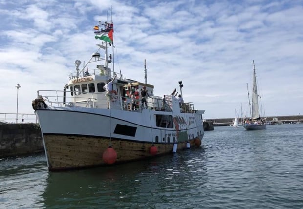 Freedom Flotilla Coalition Accuses Drone Of Attacking Ship Near Malta Freedom Flotilla Coalition Accuses Drone Of Attacking Ship Near Malta