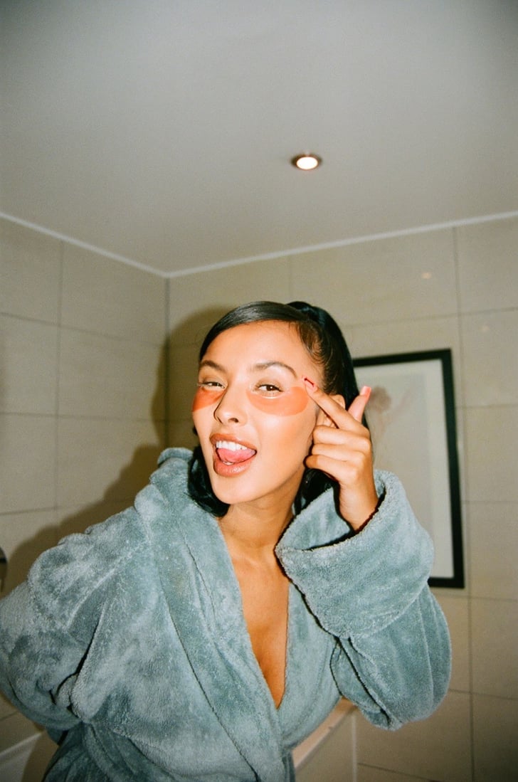 Fresh-Faced Maya Jama: Face Mask Beauty Routine During Work Commute Fresh-Faced Maya Jama: Face Mask Beauty Routine During Work Commute