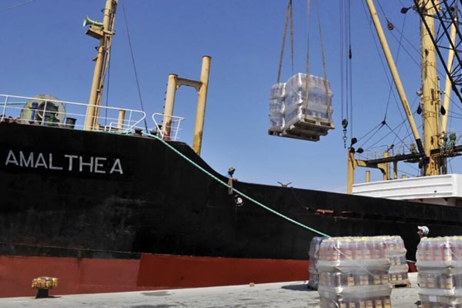 Gaza-Bound Aid Ship Attacked By Drones: NGO Account Gaza-Bound Aid Ship Attacked By Drones: NGO Account