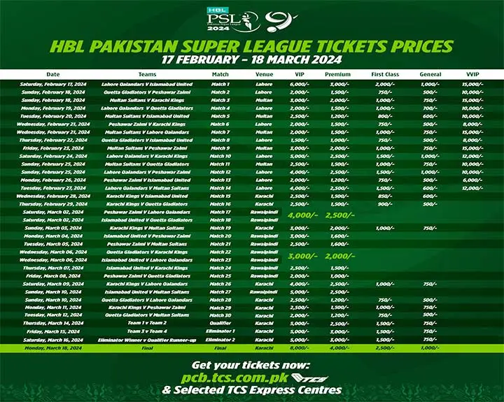 Get Your PSL 10 Tickets Today! Get Your PSL 10 Tickets Today!