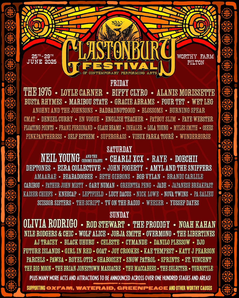 Glastonbury 2025: Announced Lineup Sparks Controversy Glastonbury 2025: Announced Lineup Sparks Controversy