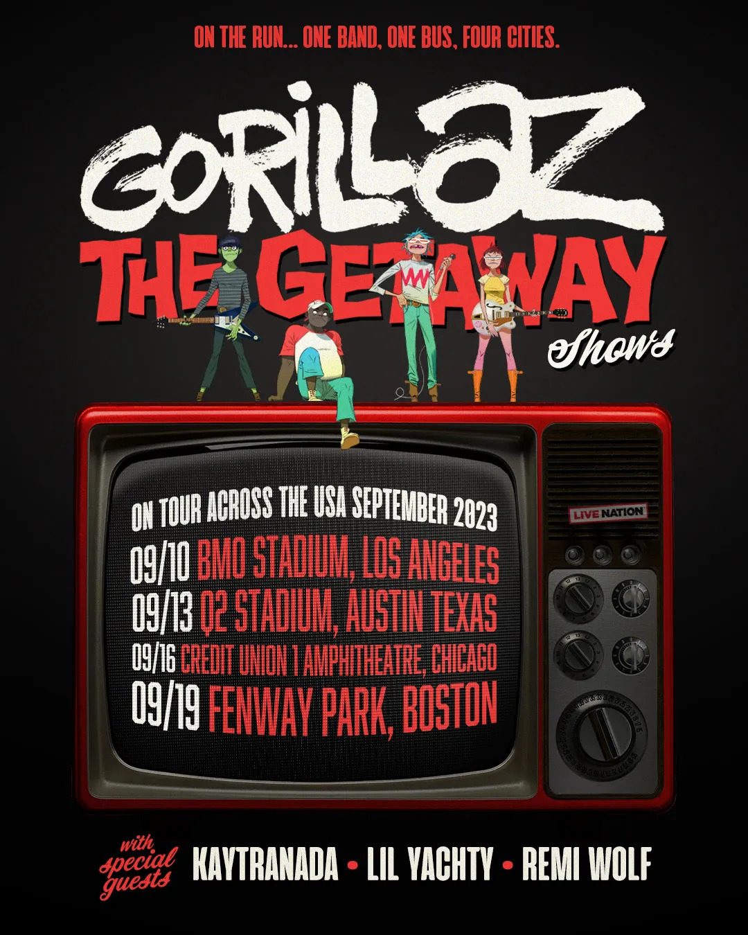 Gorillaz's September Live Shows: Dates, Locations & Ticket Information Gorillaz's September Live Shows: Dates, Locations & Ticket Information