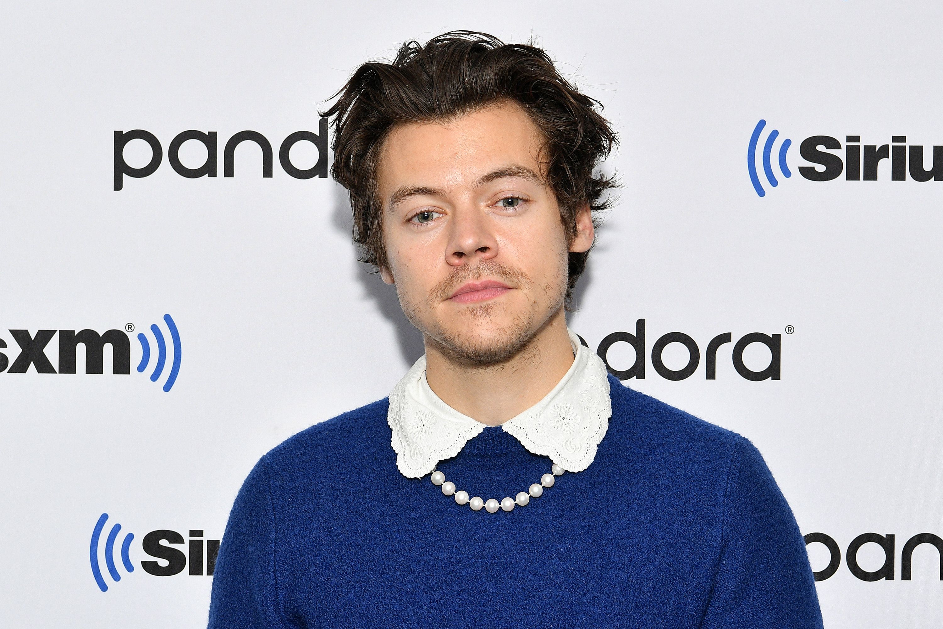 Harry Styles Debuts A 70s Style Stache In London Harry Styles Debuts A 70s Style Stache In London
