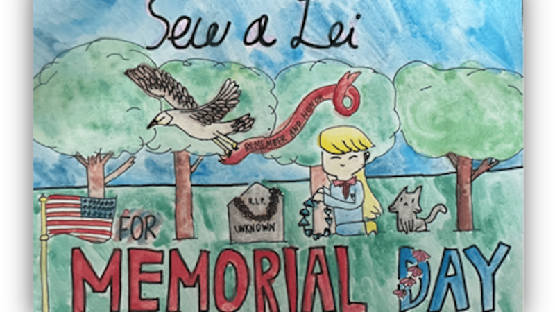 Hawaii Keiki Showcase Artistic Talents: Sew A Lei For Memorial Day Poster Contest Hawaii Keiki Showcase Artistic Talents: Sew A Lei For Memorial Day Poster Contest