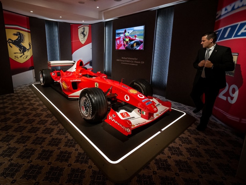Historic Michael Schumacher Ferrari F1 Car Up For Auction In Monaco Historic Michael Schumacher Ferrari F1 Car Up For Auction In Monaco