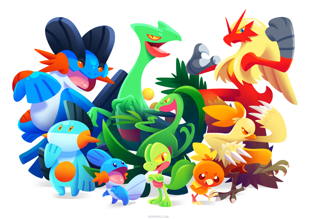 Hoenn Starters: A LEGO Pokemon Fan's Tribute Hoenn Starters: A LEGO Pokemon Fan's Tribute