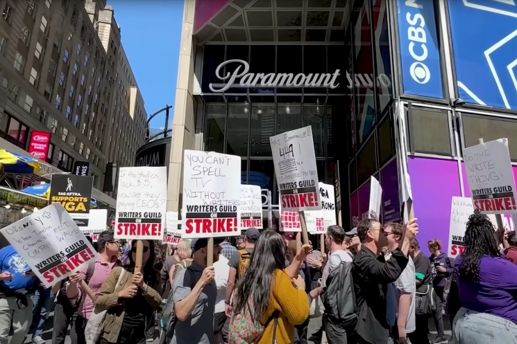 Hollywood Production Ground To A Halt: Writers And Actors On Strike Hollywood Production Ground To A Halt: Writers And Actors On Strike