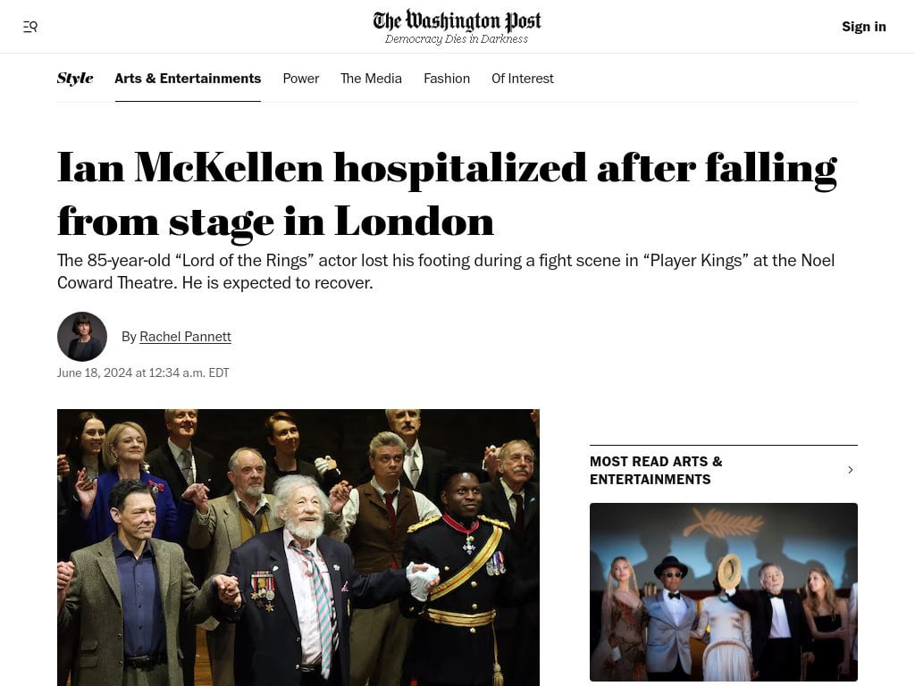 Ian McKellen Condemns Closeting In The Acting World Ian McKellen Condemns Closeting In The Acting World