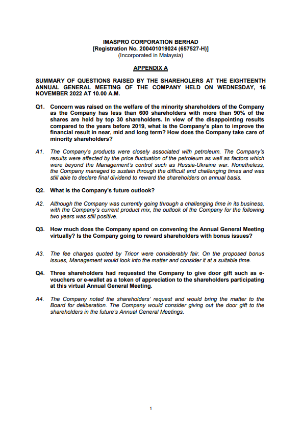 IMCD N.V. Shareholders Approve All Resolutions At AGM IMCD N.V. Shareholders Approve All Resolutions At AGM