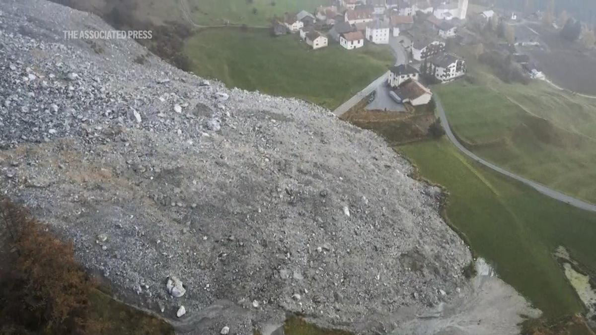 Increased Landslide Risk Leads To Partial Evacuation Of Swiss Mountain Town Increased Landslide Risk Leads To Partial Evacuation Of Swiss Mountain Town