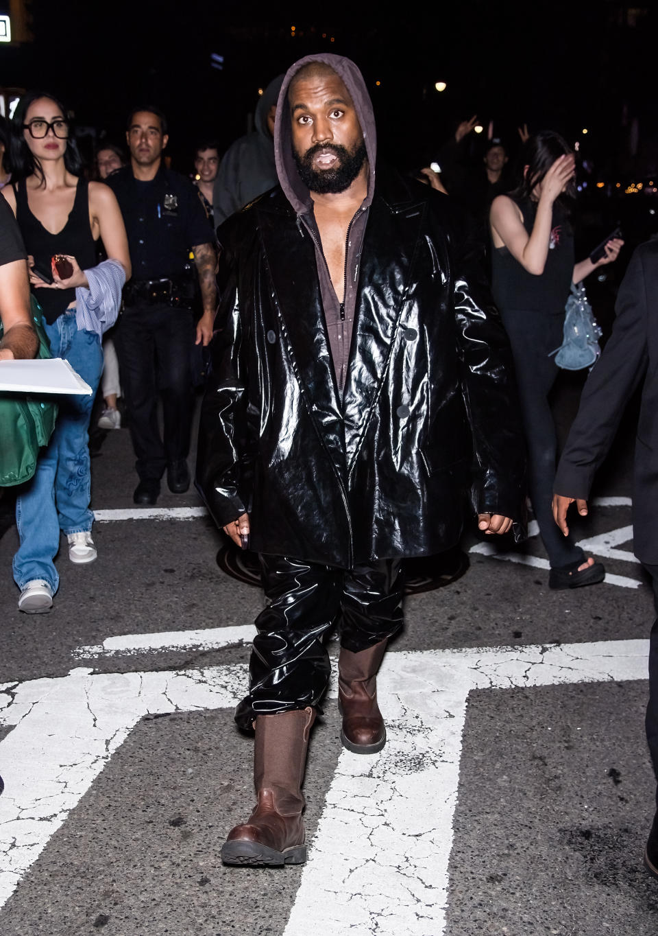 Kanye West And Bianca Censori: Unclothed Image Sparks Film Promotion Debate Kanye West And Bianca Censori: Unclothed Image Sparks Film Promotion Debate