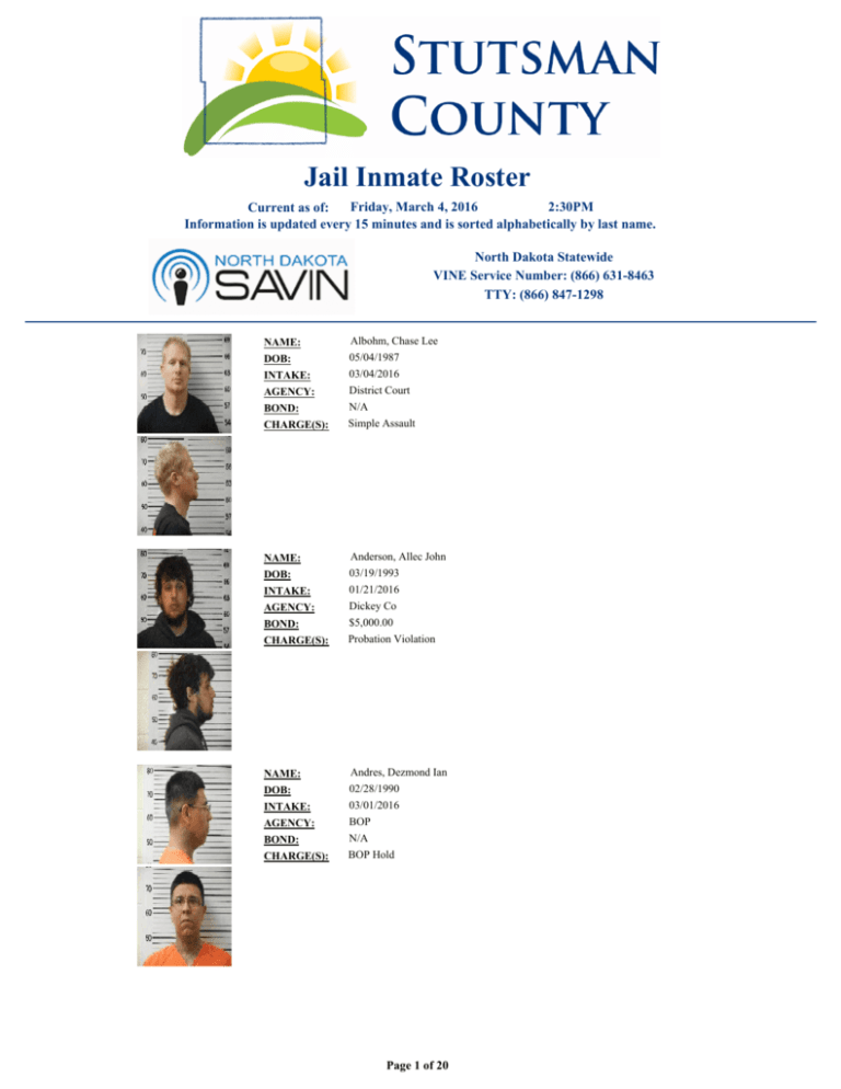 Logan County Jail Roster: Accessing The Daily Inmate Report Logan County Jail Roster: Accessing The Daily Inmate Report