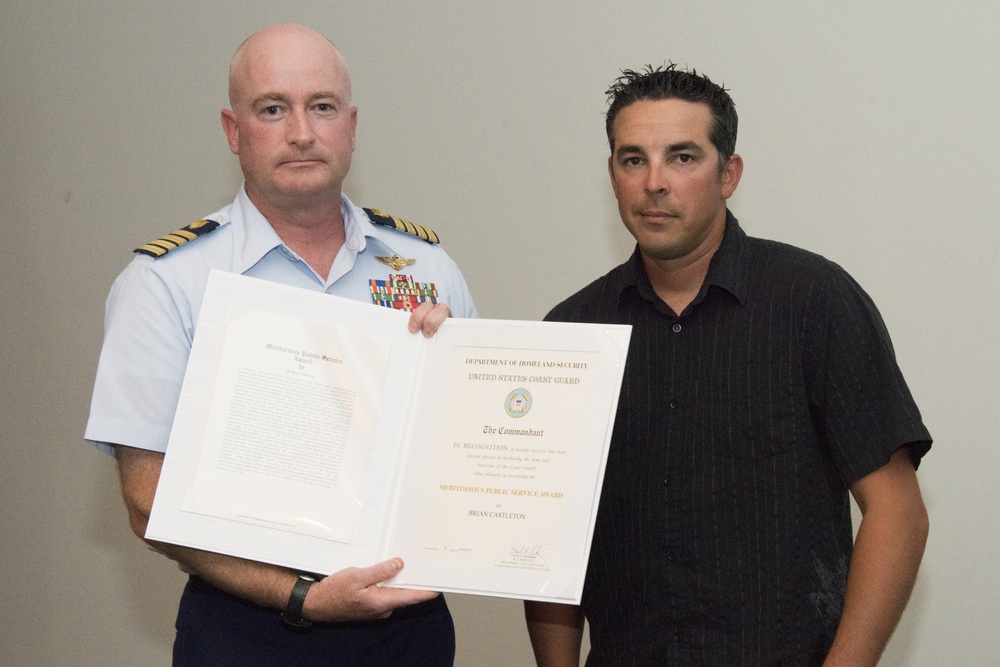 Longtime Coast Guard Member Ryan Gentry Receives Honor In Outer Banks Longtime Coast Guard Member Ryan Gentry Receives Honor In Outer Banks