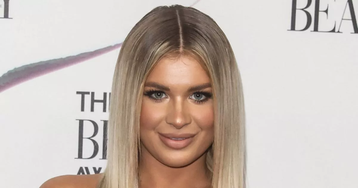 Love Island's Liberty Poole Dazzles In A Red Mini Dress Love Island's Liberty Poole Dazzles In A Red Mini Dress