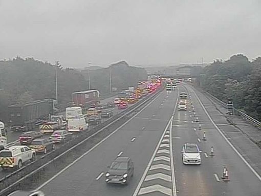 M56 Crash: LIVE Traffic Updates And Long Queues M56 Crash: LIVE Traffic Updates And Long Queues