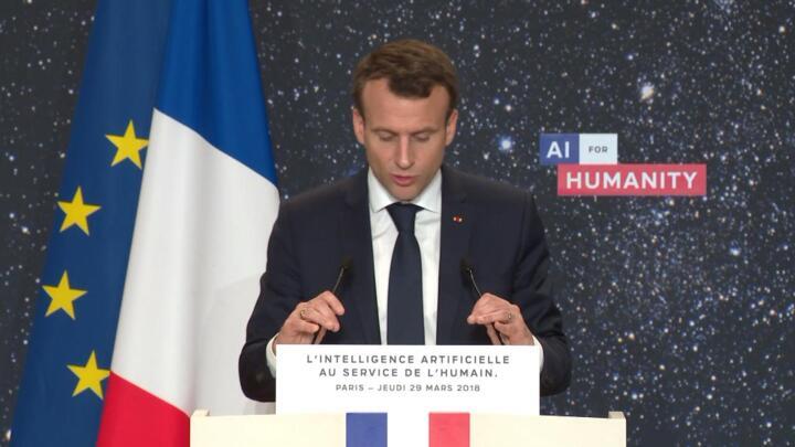Macron Défend Un Patriotisme Économique Européen Face Au Défi De L'Intelligence Artificielle Macron Défend Un Patriotisme Économique Européen Face Au Défi De L'Intelligence Artificielle