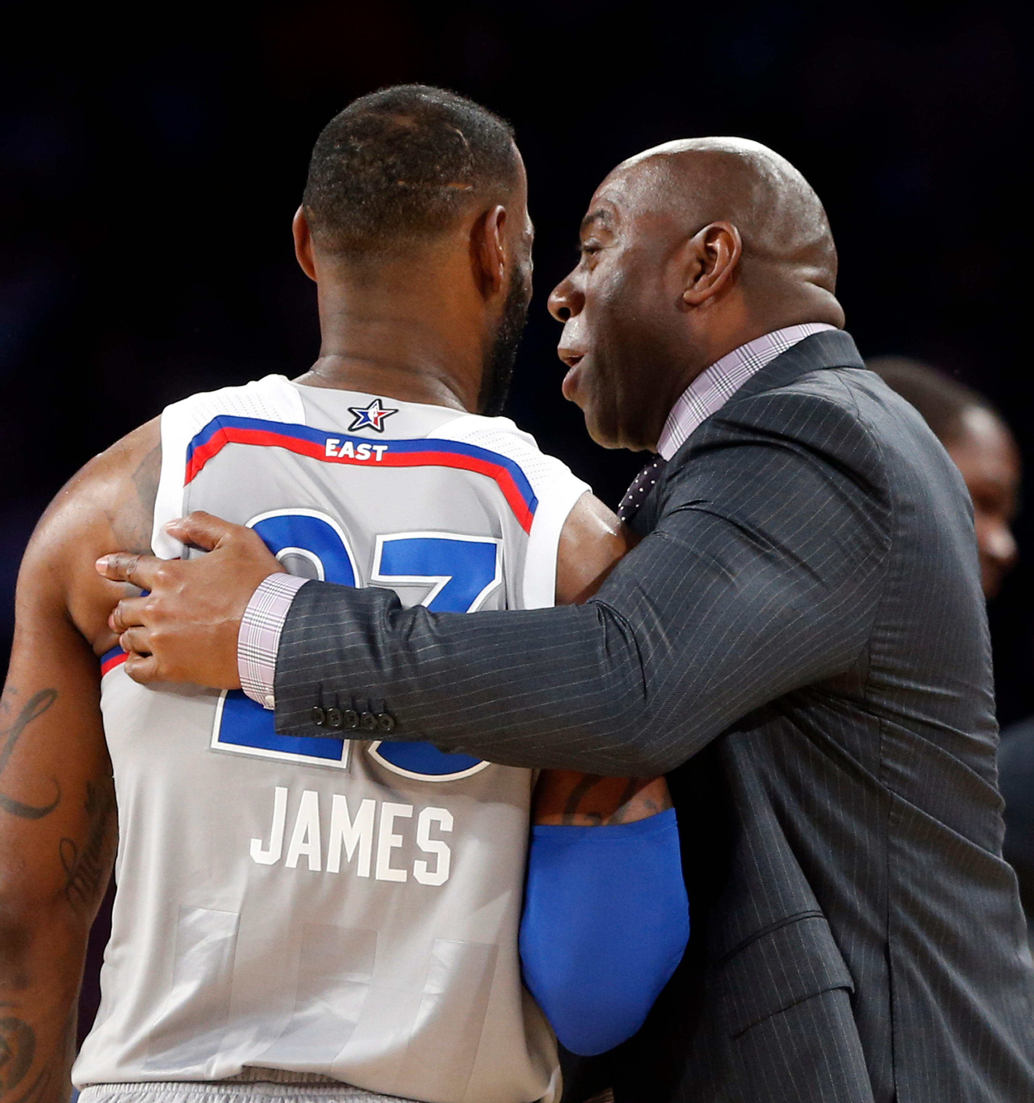 Magic Johnson Forecasts The Outcome Of The Knicks-Pistons Series Magic Johnson Forecasts The Outcome Of The Knicks-Pistons Series